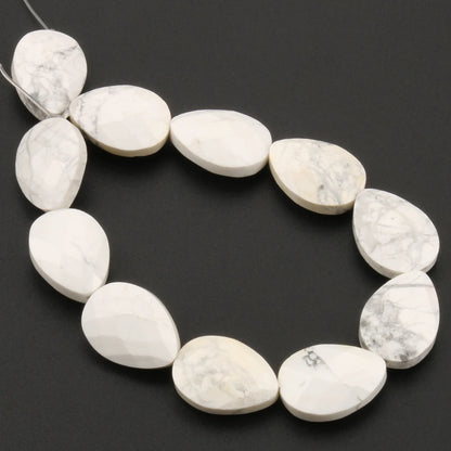 Luckacco Natural Faceted Amethysts Labradorite Aventurine Tiger Eye Water Drop Shape Stone Beads DIY Charm For Jewelry Making Bracelet