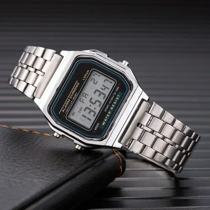 Luckacco 2025 Digital Watches for Men Sports Waterproof Bracelet Clock Gold Electronice LED Wristwatch Women Casucal Montre Homme Relogio