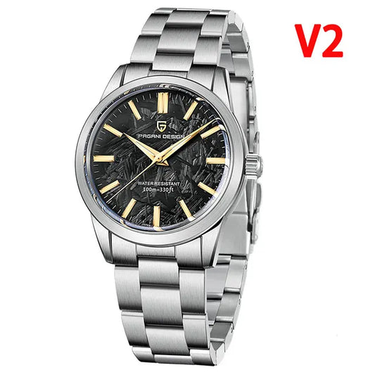 Luckacco PAGANI DESIGN 40mm Men's Watches Top Brand Waterproof Clock Quartz Wristwatch For Men Sapphire Glass Stainless Steel Chronograph