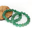 Natural Stone Green Aventurine Healing Crystal Quartz Handmade Bracelet Elastic Rope Jewelry Polished Round Gems Beads Love Gift - luckacco