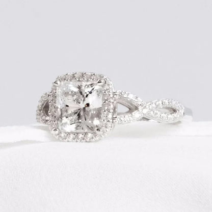 Luckacco daily picks Temperament Women's Rings for Wedding Newly Designed Female Accessories Engagement Party Cubic Zirconia Statement Jewelry