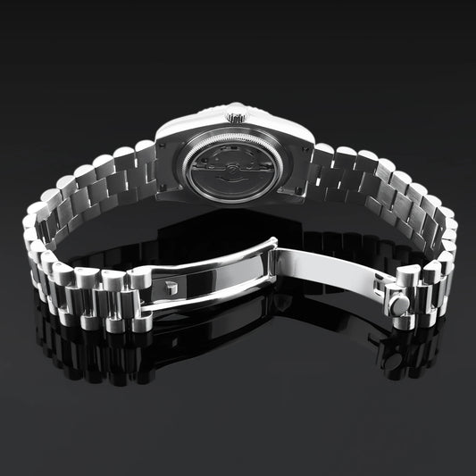 Luckacco CORGEUT New Color 36/39mm Dial Man watch Week Date Calendar Type Watch Sapphire Luxury Mechanical Steel Clock waterproof