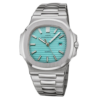 Luckacco LGXIGE TOP Luxury Brand Japan Quartz Watches Men Stainless Steel Military Watch Causal Fashion Business Clock Male Wristwatch