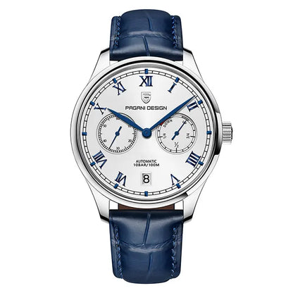 Luckacco PAGANI DESIGN Pilot Series Men Watch Sapphire Glass Mechanical Watch Power Storage Display Automatic Watch 100M Waterproof Clock