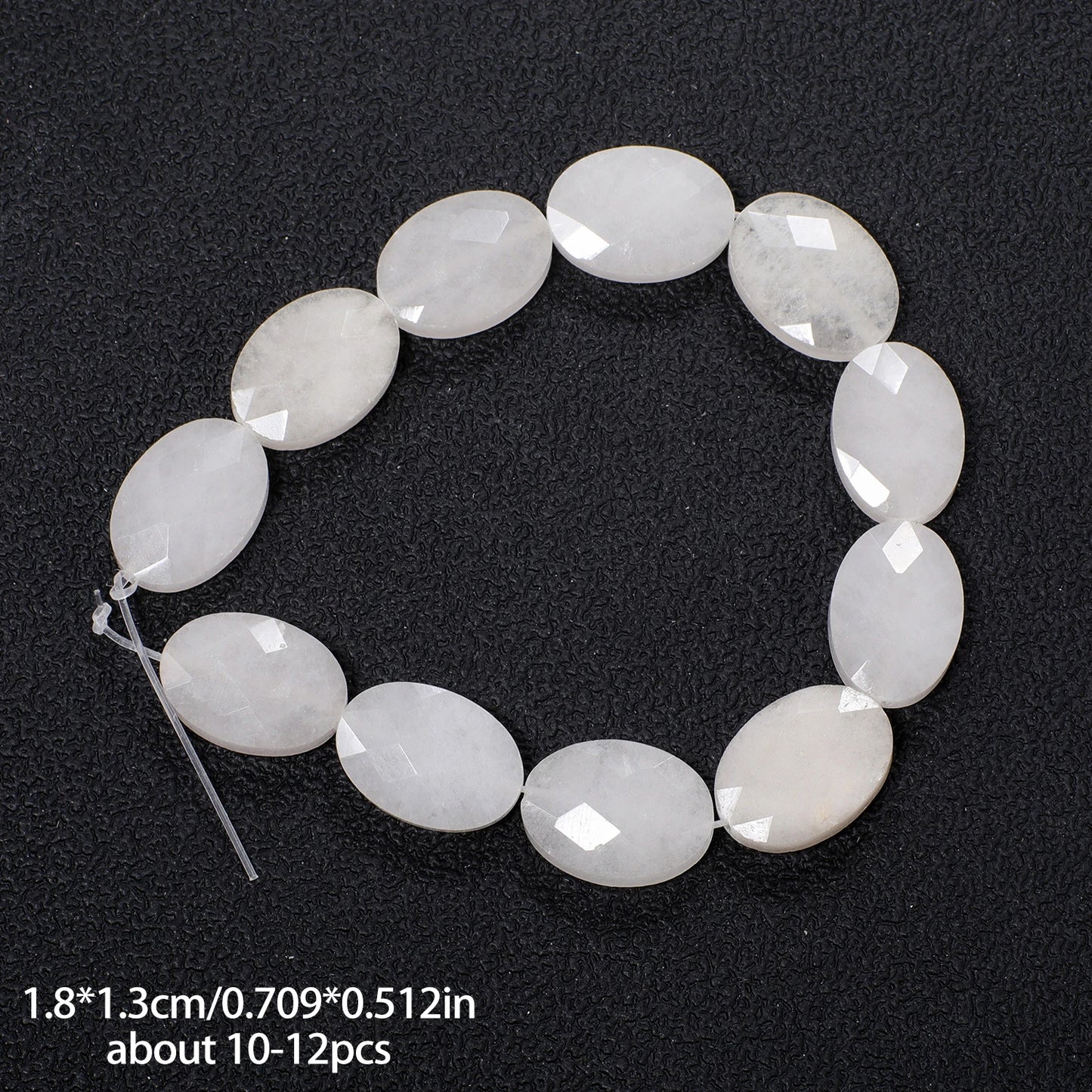 luckacco aaa natural stone multicolor faceted oval stone beads 18x13mm loose spacer beads for jewelry making diy necklace earrings gifts