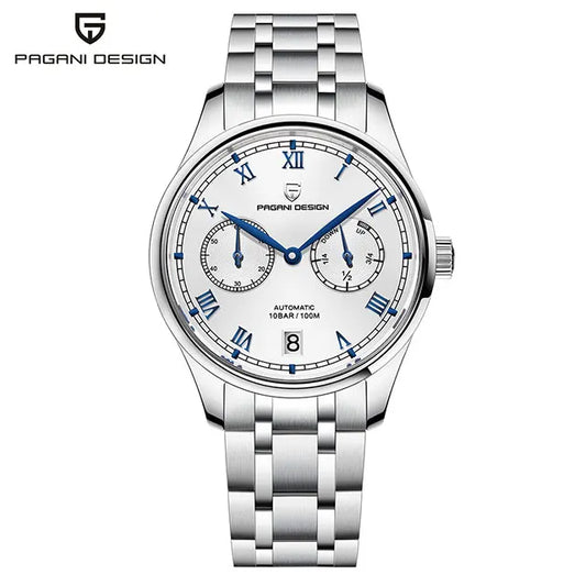 Luckacco PAGANI DESIGN Pilot Series Men Watch Sapphire Glass Mechanical Watch Power Storage Display Automatic Watch 100M Waterproof Clock