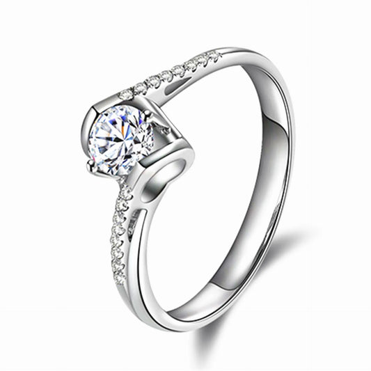 Luckacco European and American Fashionable Stainless Steel Women's Rings Party Repurchase Gifts