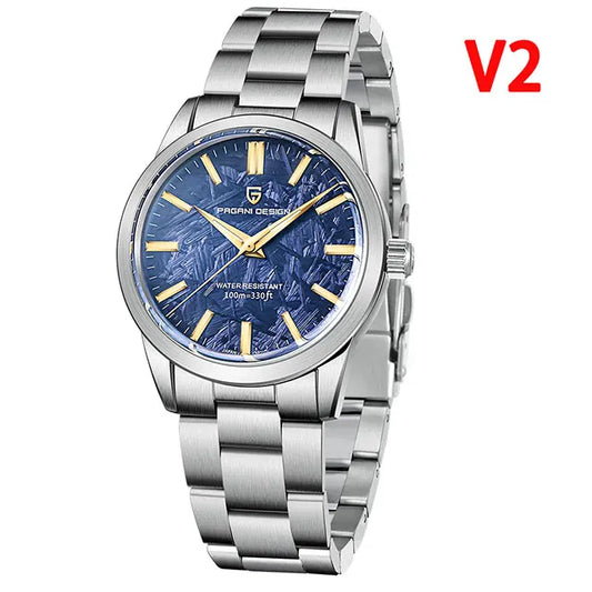 Luckacco PAGANI DESIGN 40mm Men's Watches Top Brand Waterproof Clock Quartz Wristwatch For Men Sapphire Glass Stainless Steel Chronograph