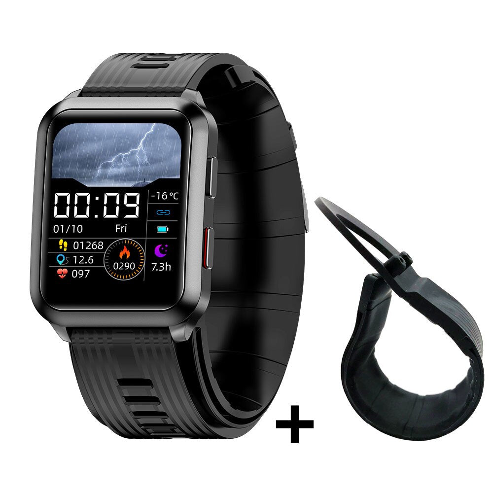 2023 New Health Care Smart Watch PM60 Air Pump Accurate Blood Pressure Oxygen Body Temperature Heart Rate Sleep Elder Smartwatch - luckacco