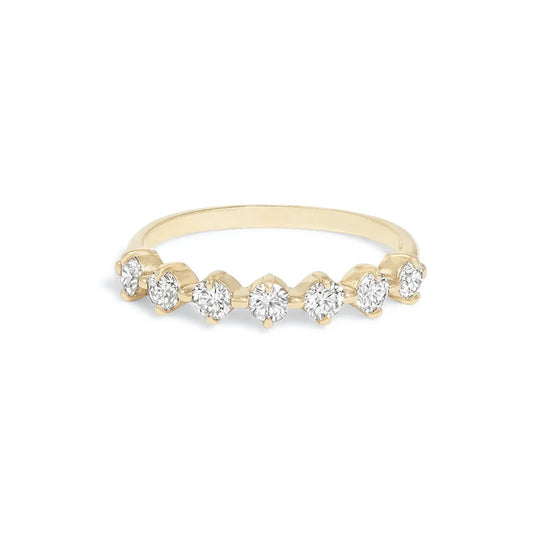 Luckacco Designer Tennis Zircon Rings for Female Shiny Dainty Crystal Stacking Matching Wedding Finger Ring Fashion Chic Jewelry R018