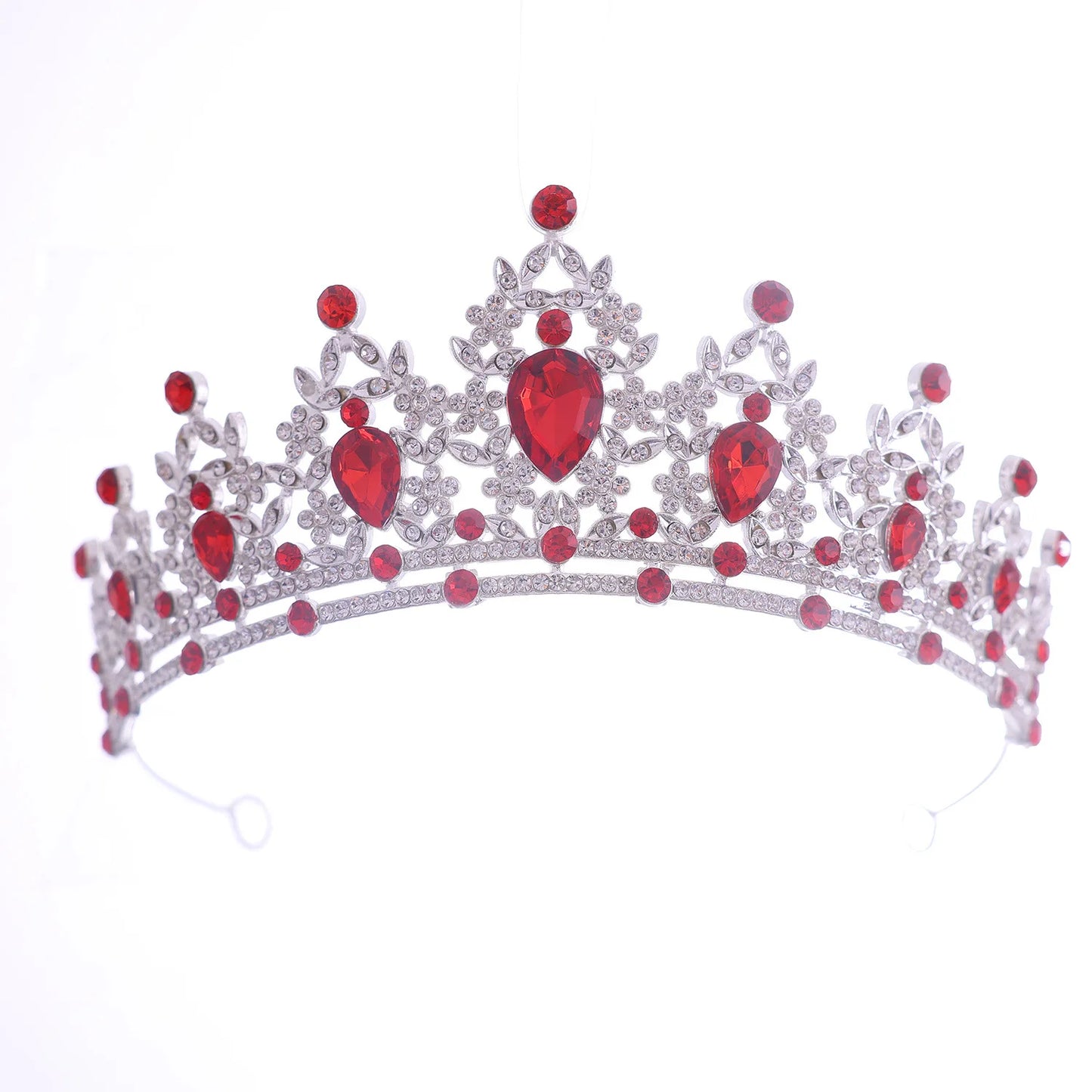 luckacco bridal headwear green-colour women's fashion party crown girl performance tiaras