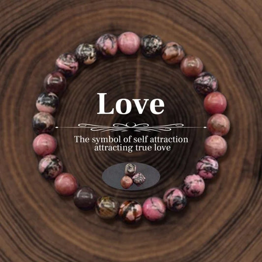 Luckacco Attract Money Wealth Health Pulse Hematite Natural Stone Beads Bracelet for Women Men Party Jewelry Accessories Gifts