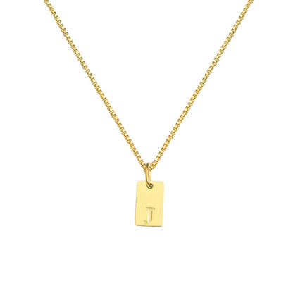 Luckacco Initial necklace letter pendant chamrs stainless steel Necklace jewelry Women's Necklace Box Chain Choker woman trend 2025 gift