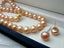 Real photo 18 "AAAA Japan Akoya 8 -9mm pink pearl earrings necklace