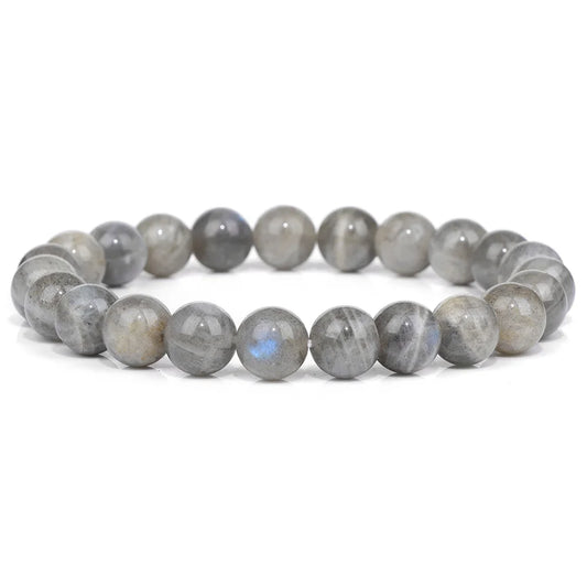 Luckacco Handmade Natural Stone African Stone Beads Bracelet Men Yoga Mala Jewelry Green Moss Agates Beaded Bracelet for Women Men