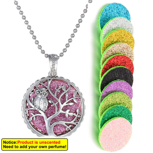 Luckacco New Aroma Kaleidoscope Retro Necklace Antique Locket Pendant Magnetic Perfume Essential Oil Diffuser Locket Aromatherapy Jewelry