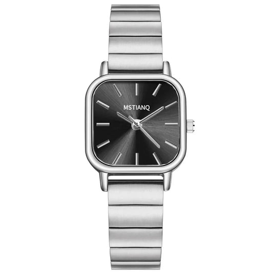 Luckacco Fashion Simple Women Watch Versatile Ins Watch Female Student Bamboo Knot Steel Band Quartz Watch Luxury Gift Clock Wristwatches