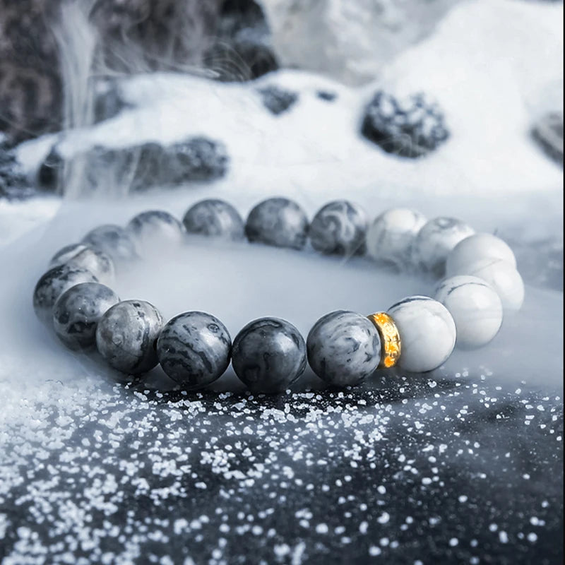 luckacco 5a real natural red tiger eye beads stone bracelet men women zircon accessories handmade jewelry gift for girlfriend