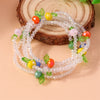 Luckacco 5Pcs/Set Fashion Handmade Beads Bracelets for Women Girls Party Fesitval Jewelry Gifts