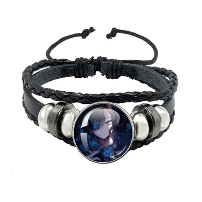 Luckacco I Love Ado Bracelets Ado Kyogen X Uta Glass Bracelets Art Multilayer Braided Bracelets Bangles Jewelry Ornament Accessories Fans