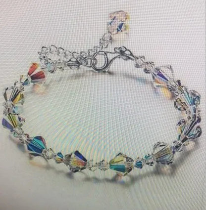Luckacco 2025 Crystal Rhinestone Adjustable Bracelet Bangle Wedding Wristband Bridal Gift Jewelry Crystal Bracelet Gift for Girlfriend