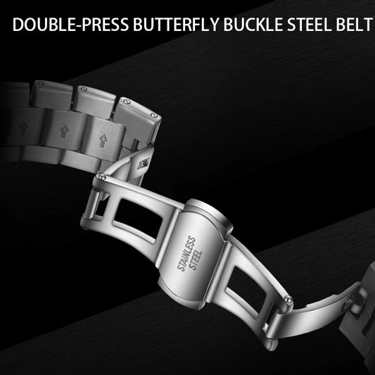 Luckacco 2025 Top Brand Luxury Men Wristwatch Business Waterproof Luminous Alloy Polygonal Case Fashion Quartz Watch Male with Calendar