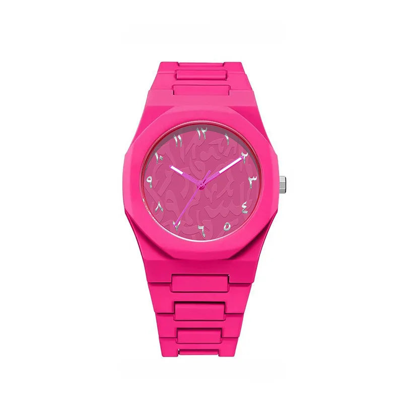 luckacco classic men women watch simple plastic strap color quartz watches exquisite business round dial wristwatch men clock gifts