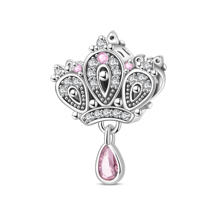 Luckacco Crown Charms Skull Bead Original 925 Sterling Silver Inlaid Zirconium Pendants Fit Bracelet Necklace Jewelry Lover Gift