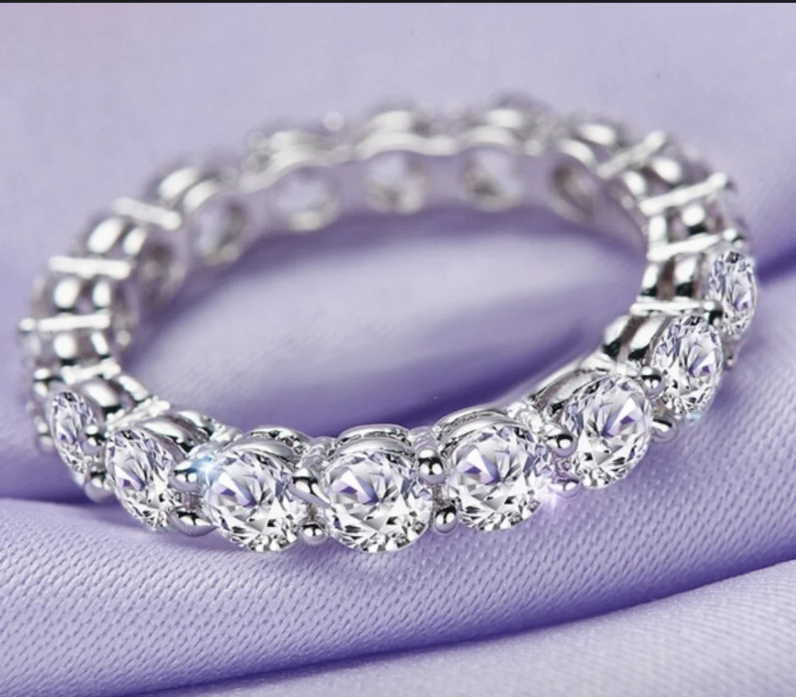 luckacco luxury 925 sterling silver oval square simulated diamond rings finger for cocktail engagement wedding women jewelry