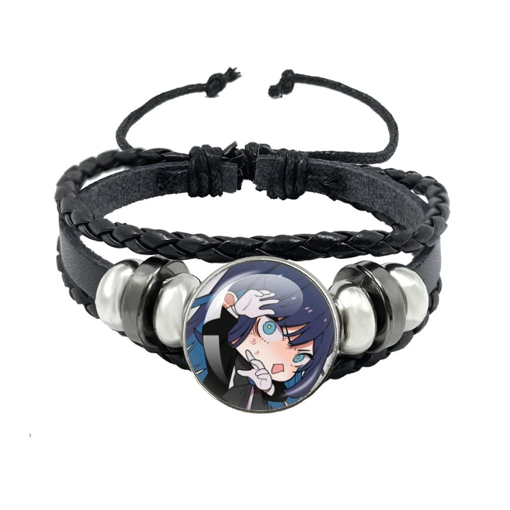 luckacco i love ado bracelets ado kyogen x uta glass bracelets art multilayer braided bracelets bangles jewelry ornament accessories fans