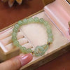 Luckacco Summer Valentine's Day Gift Love Heart Jade Beads Charm Bracelet for Women Girl Fashion Natural Bracelet To Love Jewelry Gifts