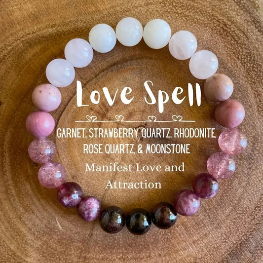 Luckacco 8mm Natural Stone Beaded Bracelet for Women Lucky Attract Love Wealth Good Luck Colorful Bracelet Jewelry Birthday Gift