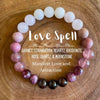 Luckacco 8mm Natural Stone Beaded Bracelet for Women Lucky Attract Love Wealth Good Luck Colorful Bracelet Jewelry Birthday Gift