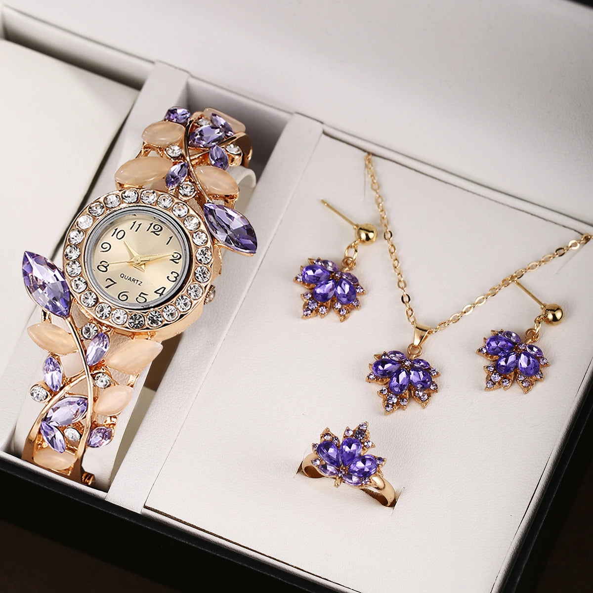 luckacco fashion design women's commuting quartz watch niche bracelet watch