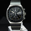 Hruodland 2023 New Vinatge Quartz Chronograph Men Watches Sapphire Glass Blue Black Stainless Steel Fashion Wristwatch for Men - luckacco