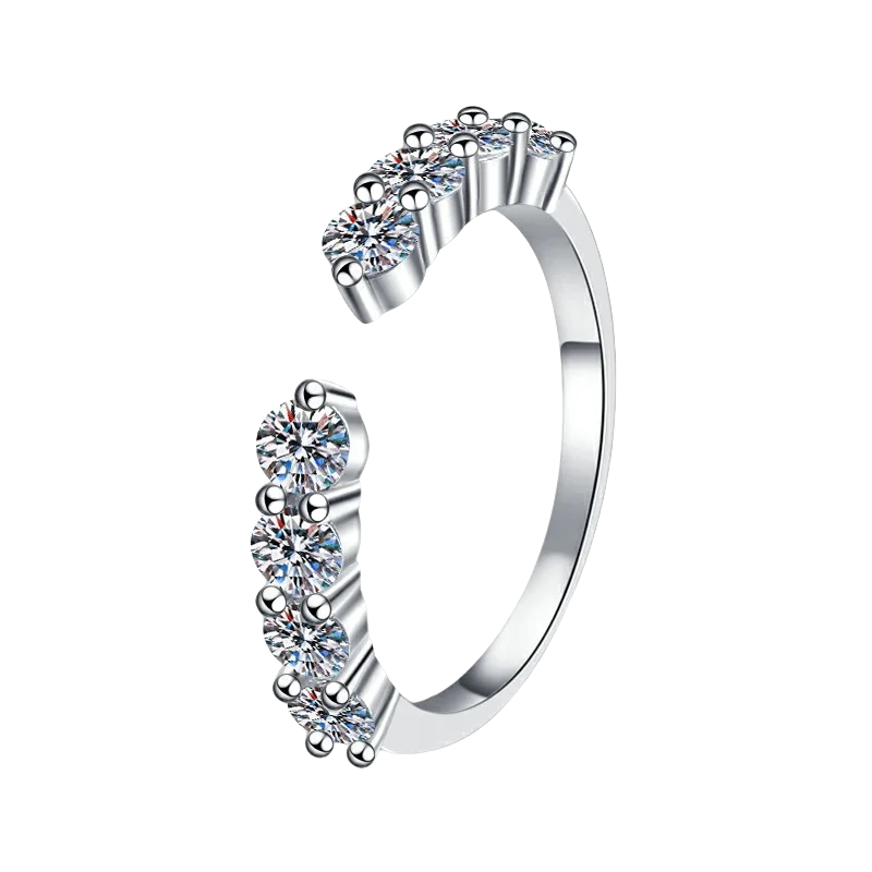 luckacco european and american fashionable stainless steel women's rings party repurchase gifts