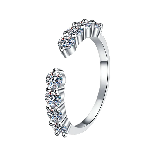 Luckacco European and American Fashionable Stainless Steel Women's Rings Party Repurchase Gifts