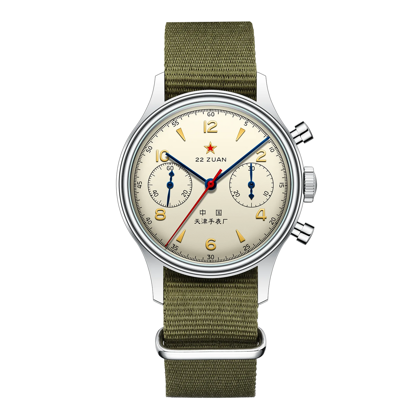 luckacco seagull 1963 international edition watch for men chronograph manual winding mechanical watches original st1901 d304 memorial