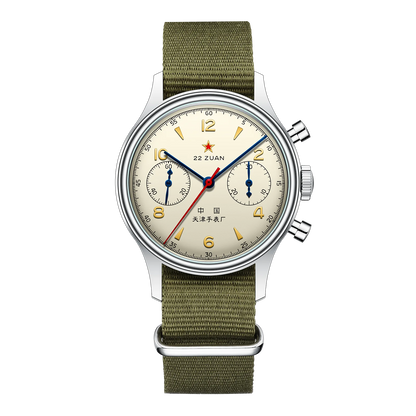 Luckacco Seagull 1963 International Edition Watch for Men Chronograph Manual Winding Mechanical Watches Original ST1901 D304 Memorial