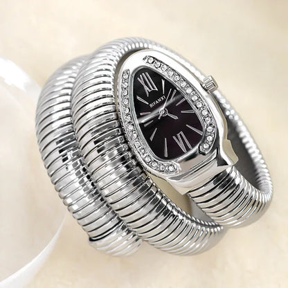 Luckacco High-quality Luxury Women Quartz Watch Bracelet Stainless Steel Wristwatch Fashion Gold Ladies Watches Clock Relógio Feminino