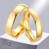 Luckacco Vnox Anti Scratch Tungsten Wedding Rings for Women Men Simple Classic Wedding Bands for Couples Basic Jewelry
