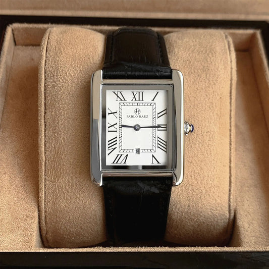 Luckacco Men Watch Business Retro Classical Calendar Light Luxury Brand Belt Waterproof Male Fashion Quartz Clock Watches Gift