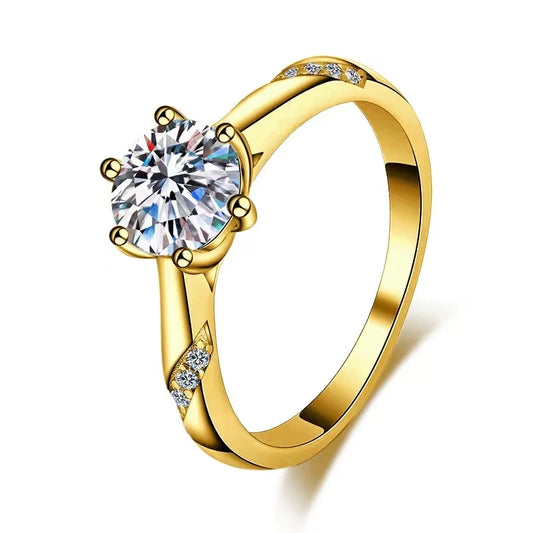 Luckacco European and American Fashionable Stainless Steel Women's Rings Party Repurchase Gifts