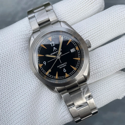 Luckacco STEELFLIER Official SF751 Luxury Fashion Mechanical Wristwatch NH35 Movement Super Luminous 20Bar Waterproof Classic Dive Watch