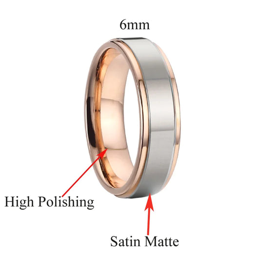 Luckacco USA size 5 to 15 western titanium fashion jewelry couple wedding rings for men and women Alliance LOVE marriage finger ring