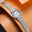 2022 New Fashion Women's Quartz Watch Full Diamond Colorful Waterproof Luxury Women's Waterproof Wrist Watch Female Party Clock -  - Luckacco Jewelry and Watch Store