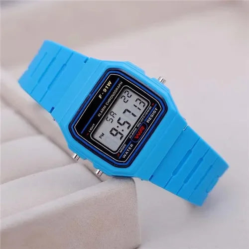 Luckacco Retro Square Electronic Watches Digital Display Women Men Watch Rose Gold Silver Luxury Ladies Wristwatches Relojes Para Mujer