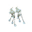 Korean Fashion Acrylic Flowers Women Earrings 2023 Trend New Long Pearl Tassel Fashion Brincos Jewelry Gift - luckacco