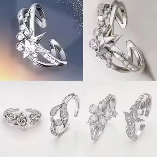 Luckacco Love and Deepspace Rings 4.0 Wedding Ring for Women Sylus Jewelry Party Fashion Trend Wedding Caleb Metal Accesorios Rafayel