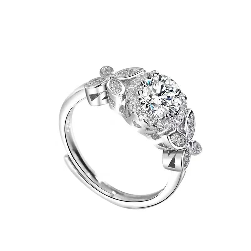 luckacco european and american fashionable stainless steel women's rings party repurchase gifts